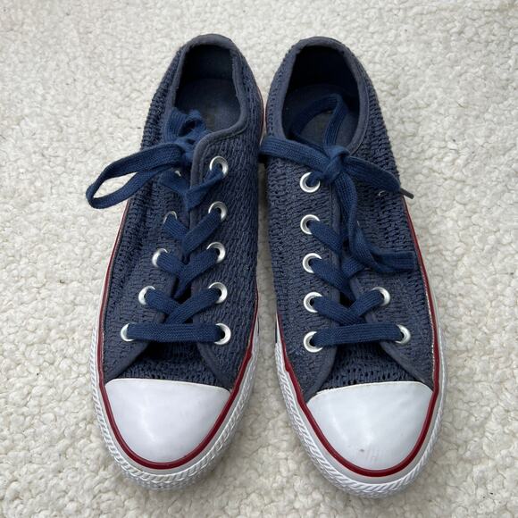 Converse All Star Low Top Dark Blue 6 - Picture 1 of 8
